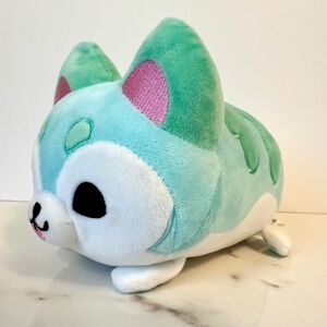 Sorbet Jungle Okashiinu Snack Dog Plush Teal Cute Stuffed Animal Toy Kawaii 10"
